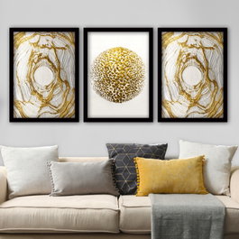 Wallity Cuadro Decorativo Enmarcado Multicolor (3 Piezas)